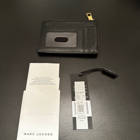 Marc Jacobs Commuter Wallet - Black Leather - Picture 8 of 9